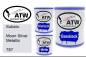 Preview: Subaru, Moon Silver Metallic, 787: 1L Lackdose + 1L Klarlack + 500ml Härter - Set, von ATW Autoteile West.